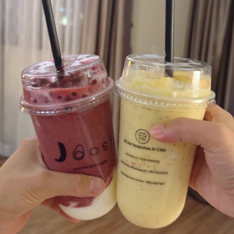 치앙마이 Joost 주스트 스무디 매장갔다가 그랩배달도 시킨 찐후기