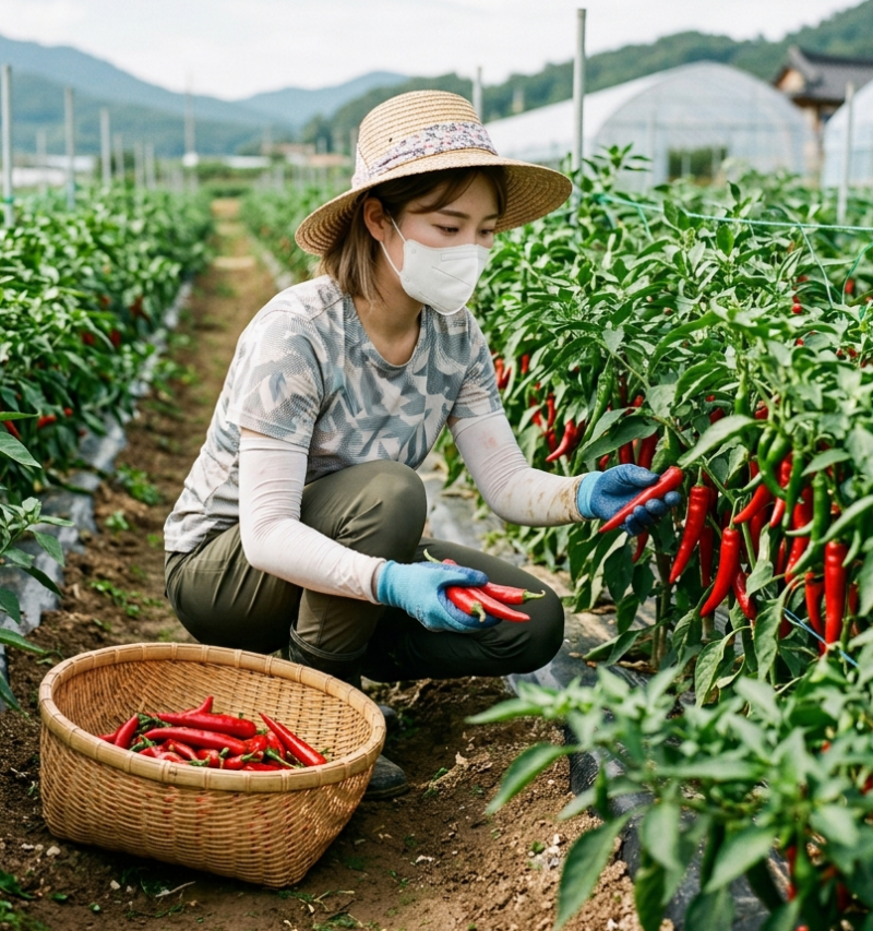 "지금 방심하면 밭 전체에 번져요!" 고추 탄저병·칼라병 방제법부터 홍고추 수확 꿀팁