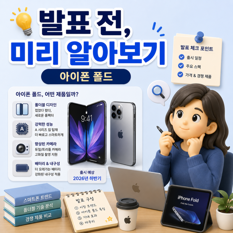 애플 신제품 아이폰 폴더블, 발표 전에 미리 알아둘 것들