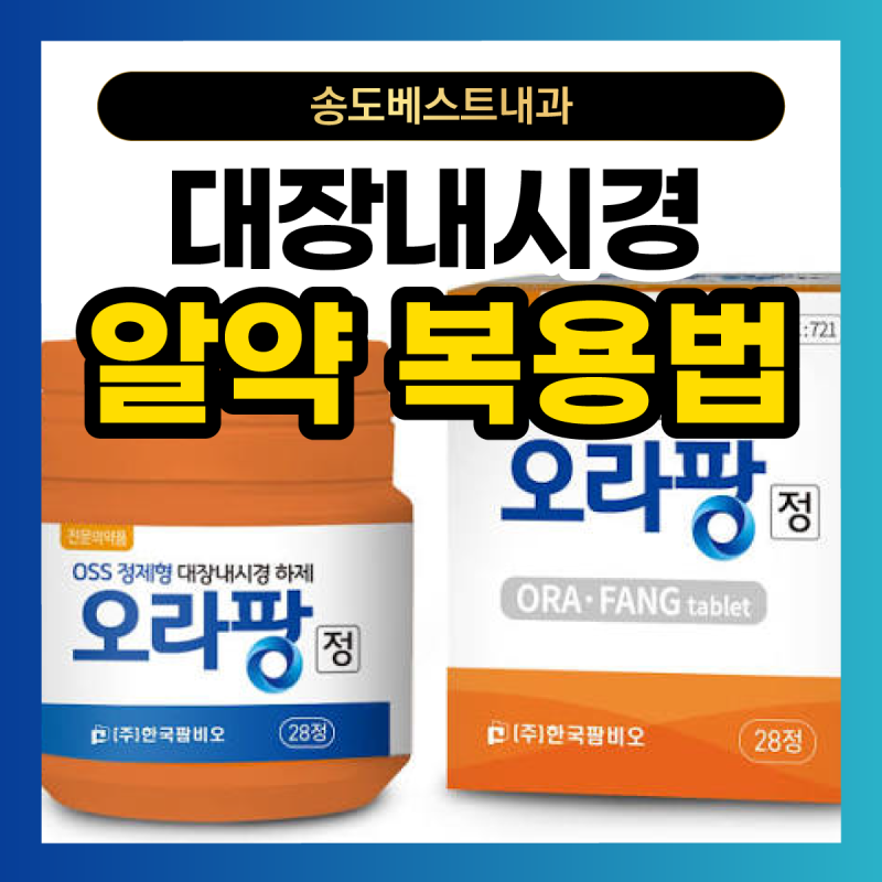 대장내시경 알약 오라팡 복용법 및 주의사항