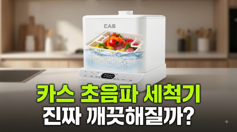 과일 야채 초음파 세척기 카스 TG-PLUS1 5L 대용량 직접 써보고 느낀 점