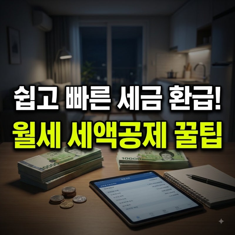 청년 월세 세액공제 신청하는 법 (자격 조건 및 절차 안내)