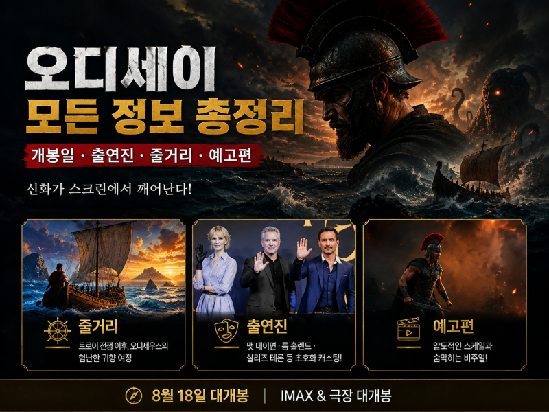 영화 오디세이 정보, 보기 전에 알아두면 좋은 등장인물과 원작 이야기