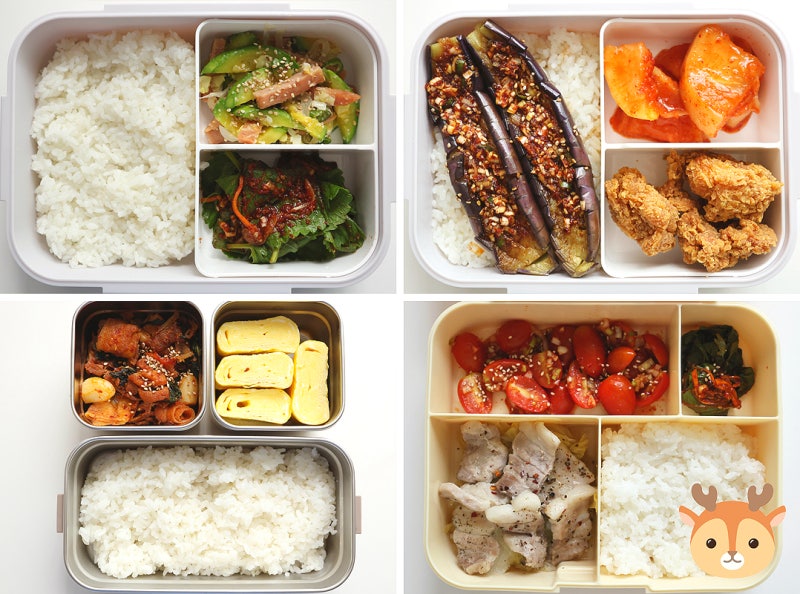 아침에 간단한 냉파요리 돼지고기요리로 일주일 직장인 도시락 싸기 남편 도시락반찬 추천