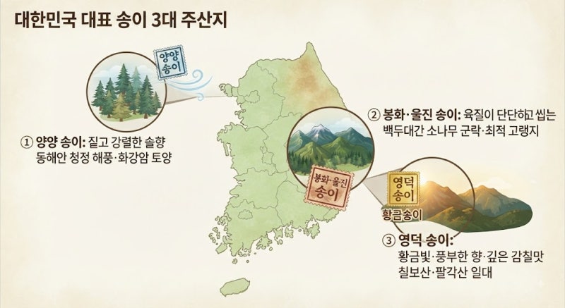 가을의 보물, 자연산 송이버섯 시세 전망과 국내 주요 산지별 특징 총정리