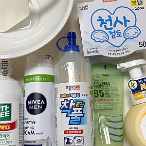 다이소 재료로 안전한 슬라임 만들기! 클리어슬라임부터 폭신 버터 슬라임까지 여름방학 집....
