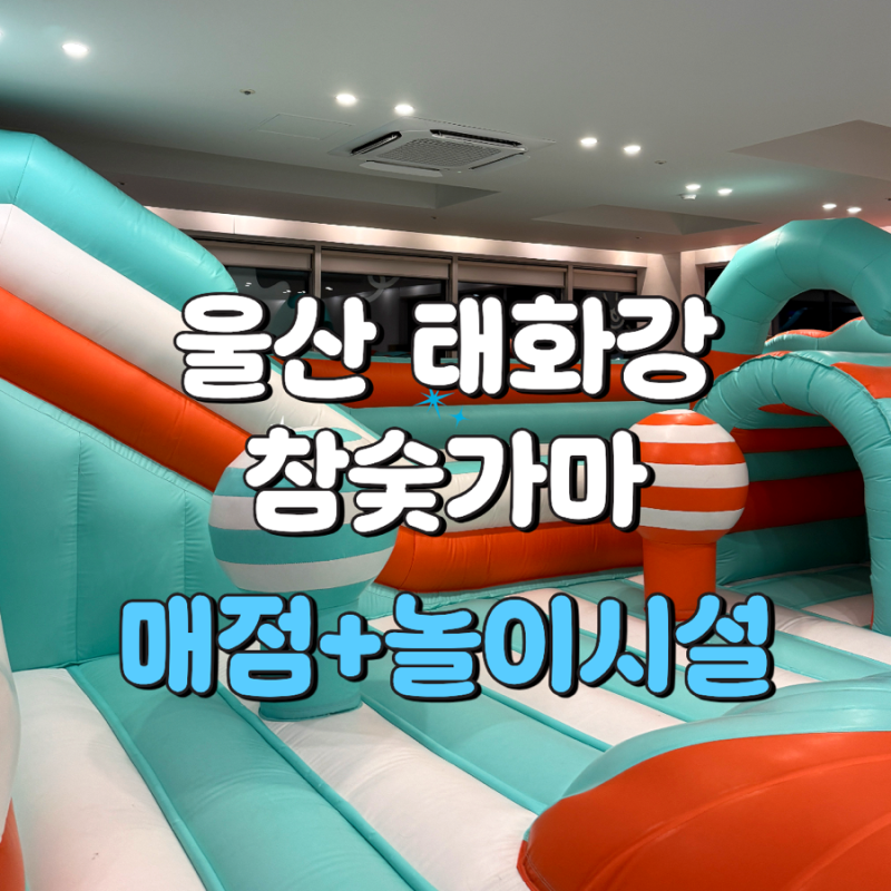 울산 24시 찜질방 태화강 참숯가마 매점과 에어바운스 오락실