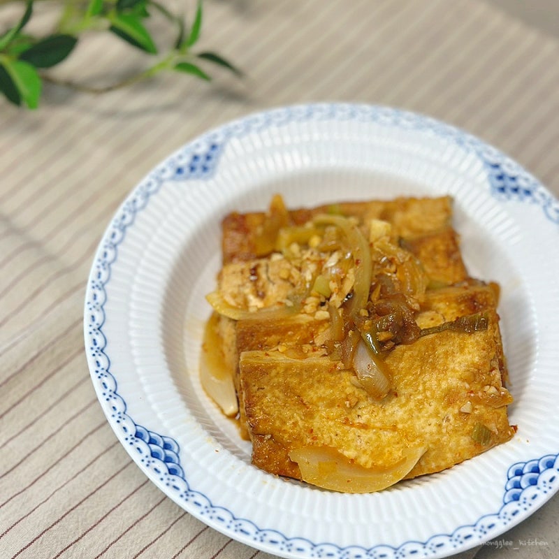 두부조림 황금레시피 양념장 매콤 두부조림 만들기
