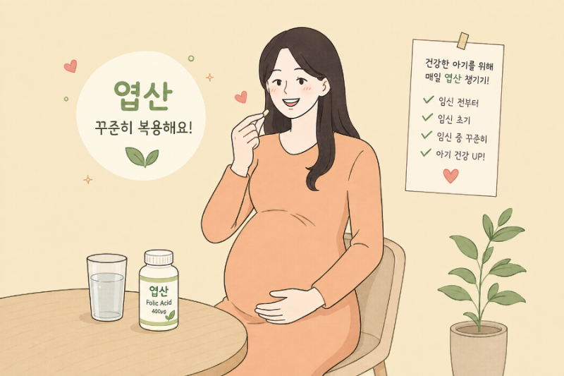 임산부 '엽산' - 락티브 활성형 엽산 800㎍