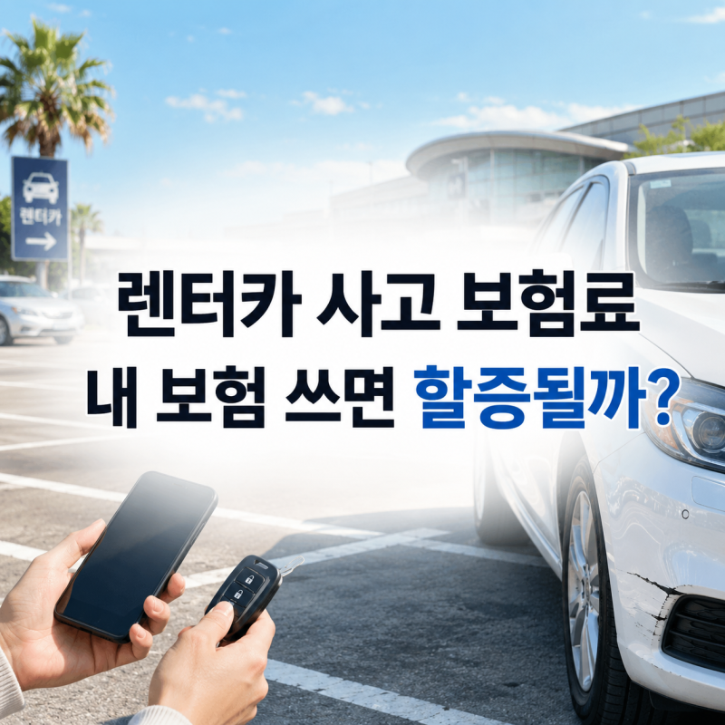 내 차도 아닌데 보험료가 오른다고?｜렌터카 사고 보험료 할증 확인