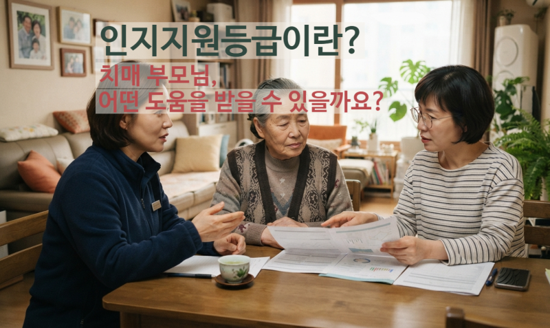 인지지원등급이란? 치매 부모님이 받을 수 있는 장기요양 서비스 알아보기