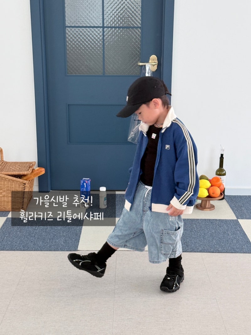 휠라키즈 리틀에샤페 키즈운동화 후기｜사이즈 선택 팁