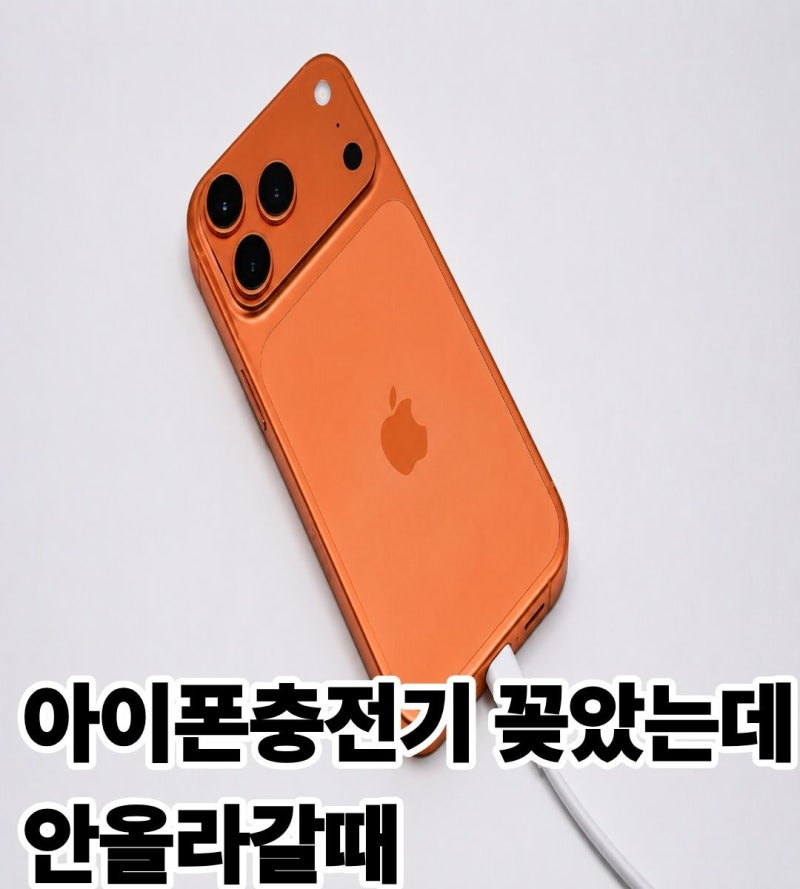 아이폰 충전기 꽂았는데 안 올라갈 때, 대부분 이 이유입니다
