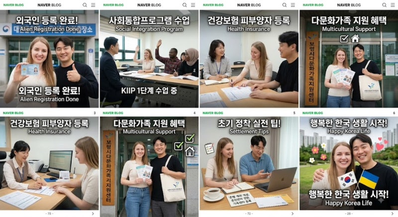 국제결혼 3편: 외국인 배우자 한국 입국 후 정착 절차 및 다문화가족 지원 혜택