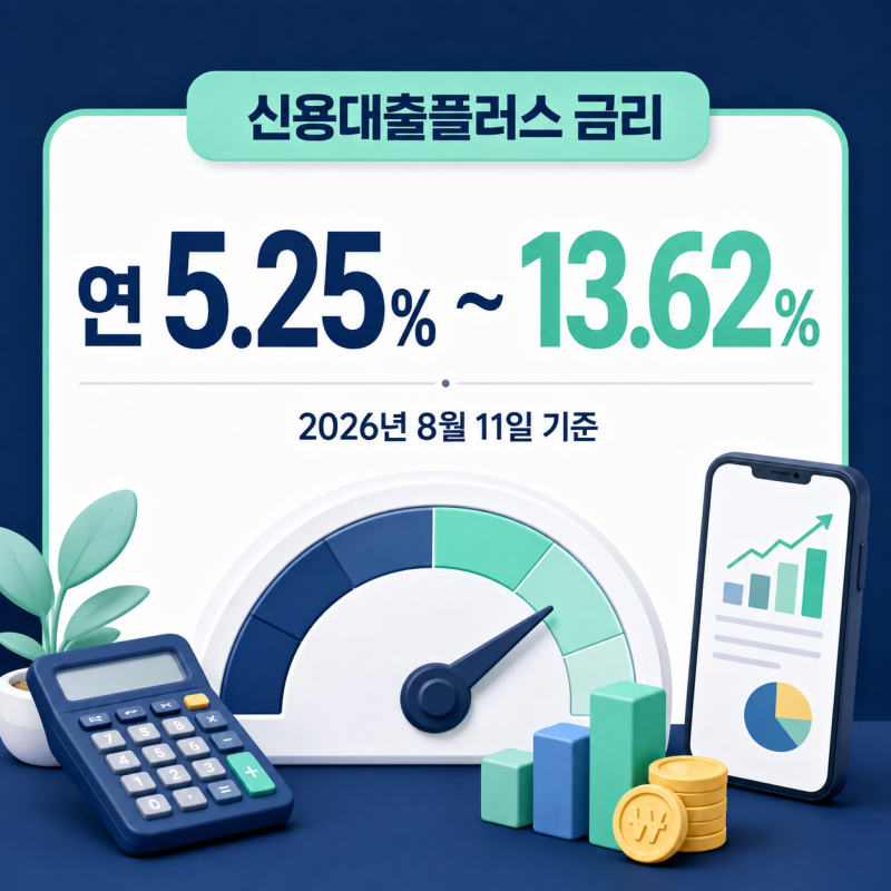 케이뱅크 신용대출플러스 중 저신용자 대출 받는 방법, 대출 한도·금리 조건 방법