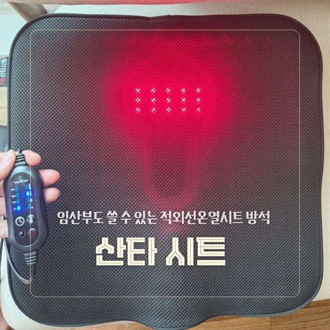 [광고][산타시트] 임산부 치질방석 적외선온열방석 10개월 사용 후기