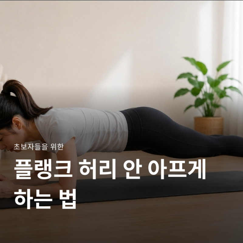 플랭크 허리 안아프게 하는 법 , 초보자를 위한 올바른 자세와 시간, 루틴까지