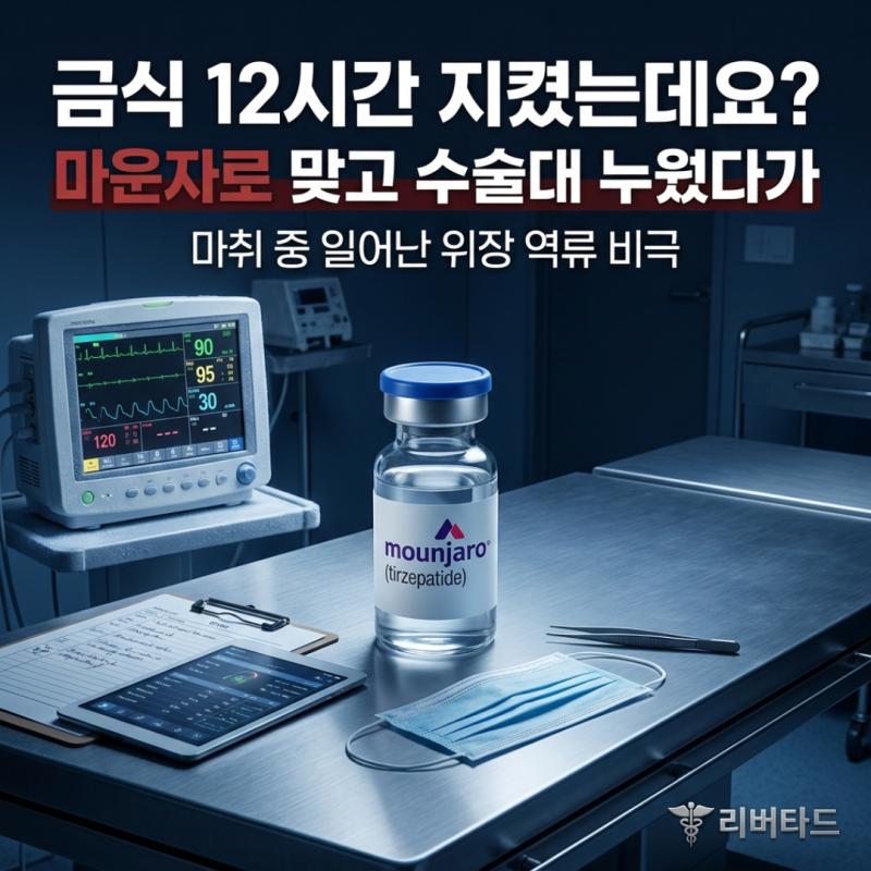 "금식 12시간 지켰는데요?" 마운자로 맞고 수술대 누웠다 일어난 비극