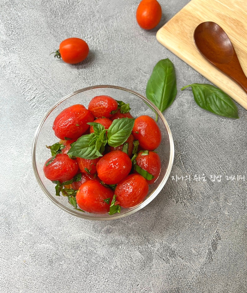 토마토 마리네이드 만들기 새콤달콤 방울토마토 절임 요리