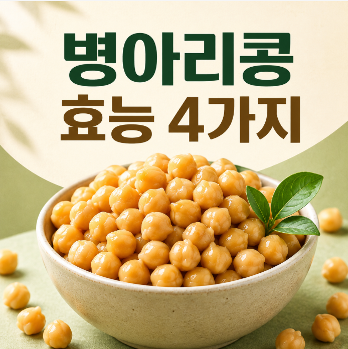 병아리콩 효능 4가지, 식품전문가가 추천하는 하루 섭취량과 먹는 법