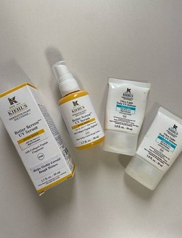 키엘 콜라겐 UV 선세럼 SPF50+ 후기｜촉촉한 선세럼?