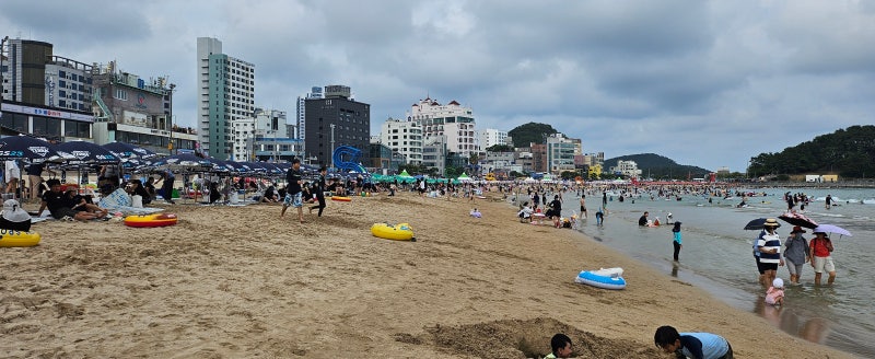부산 송정해수욕장 여름 물놀이 후기샤워장·물품보관함·파라솔까지 직접 둘러본 송정 바다
