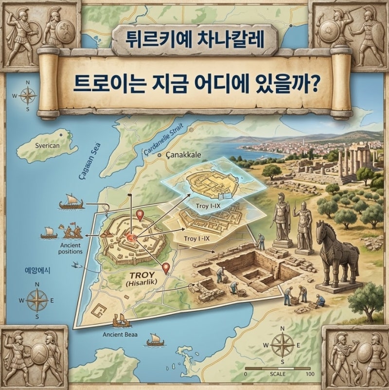 트로이 위치, 오디세이 항해 이해의 열쇠