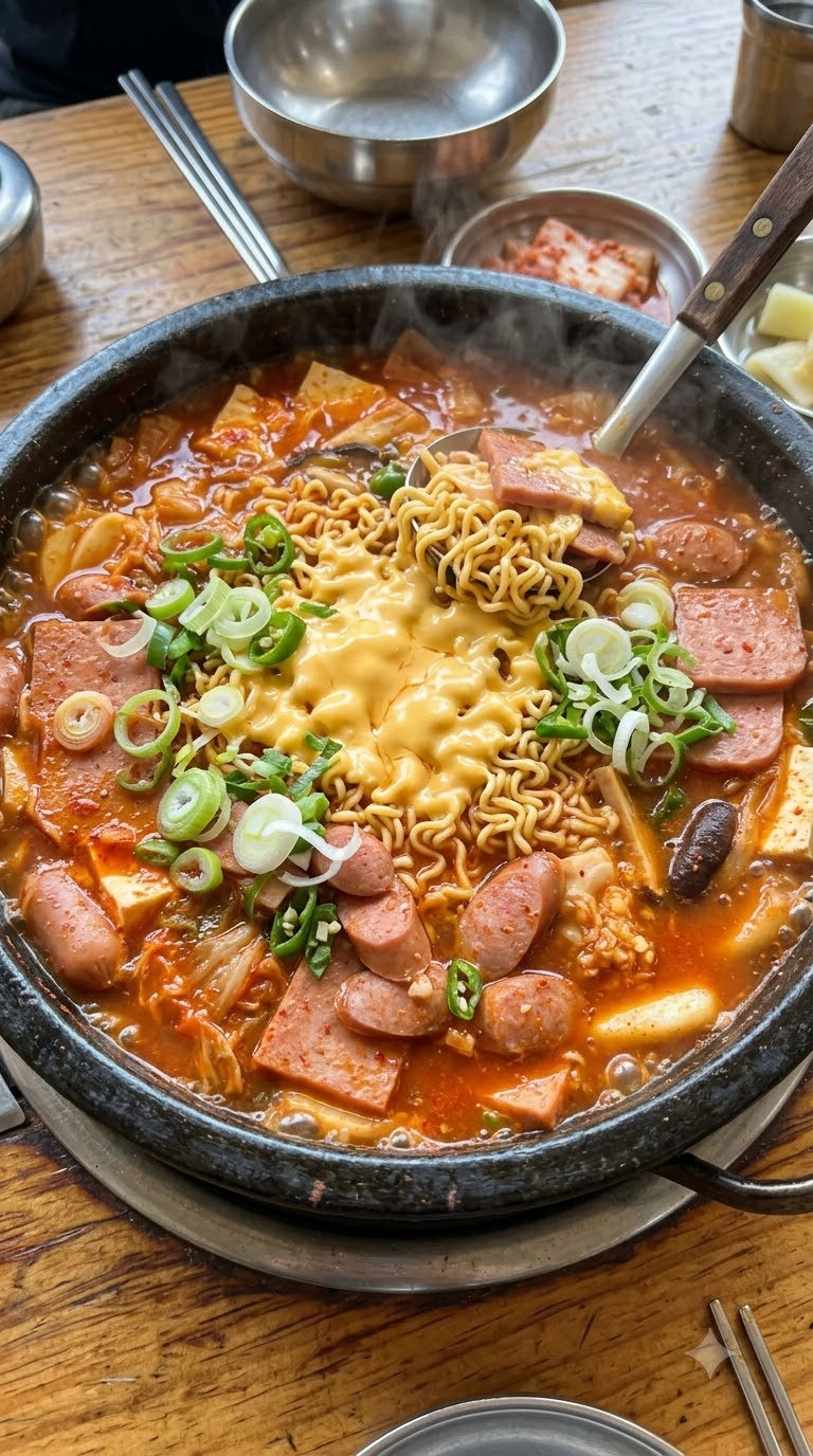 류수영 부대찌개 만드는법 사골육수 없이 10분 만에 진하게 끓여내는 황금레시피