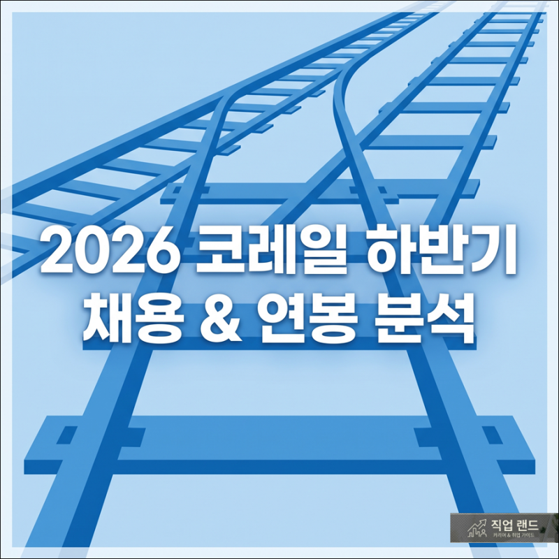 2026 코레일 채용 "직접 분석"한 합격선과 신입 연봉 현실