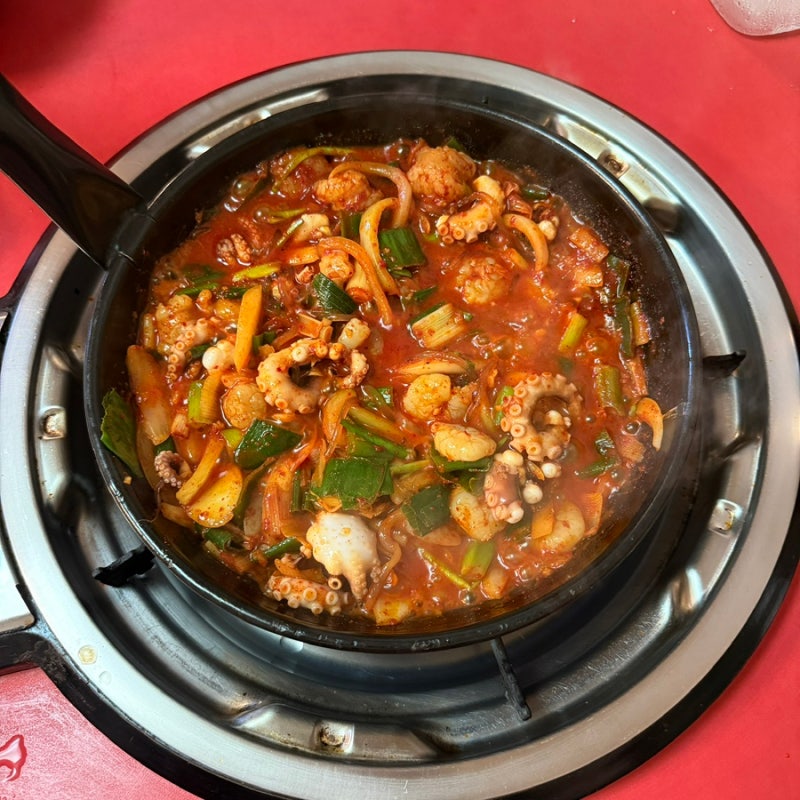 [개미집 광안리본점] 부산 애견 동반 식당 낙곱새 맛집