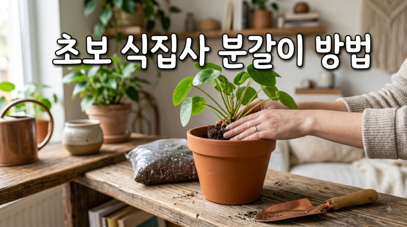 초보 식집사 분갈이 방법｜화분 크기부터 흙까지 쉽게 알아보기