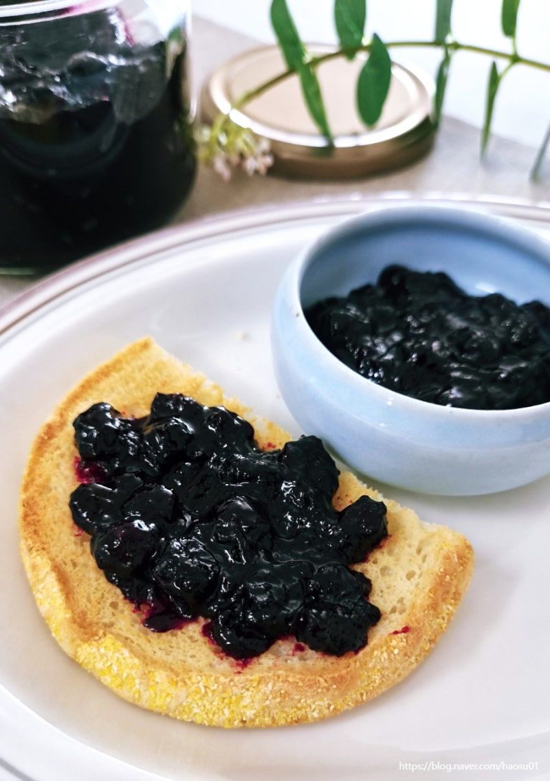 블루베리잼 만들기 냉동 블루베리 맛있게 먹는법 쨈 레시피