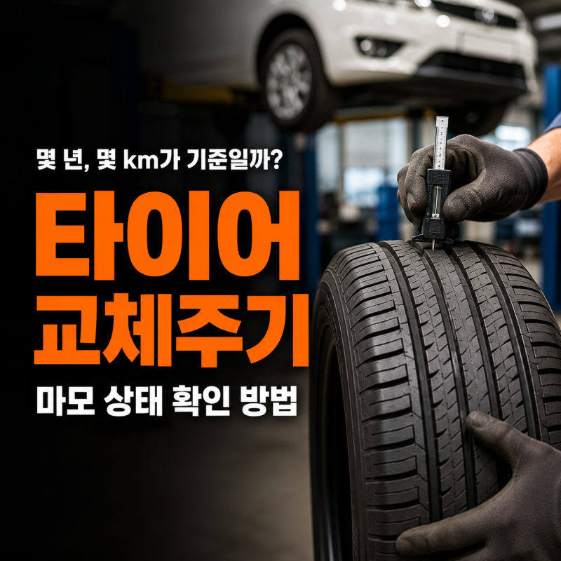 타이어 교체주기 몇 년, 몇 km가 기준일까?