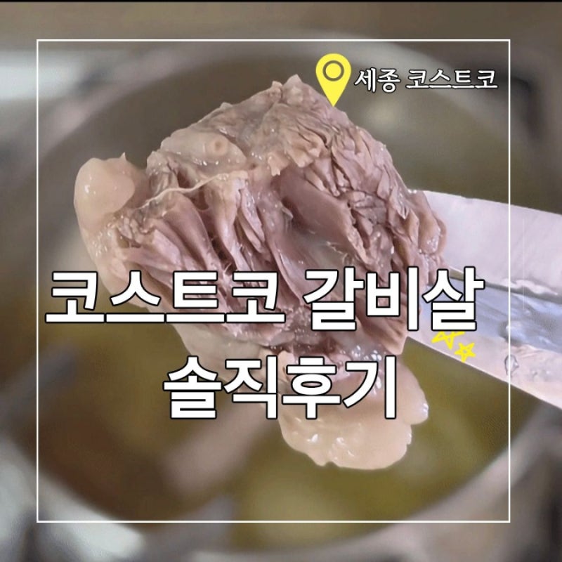 코스트코 갈비살 후기 갈비탕 레시피로 만들어먹은 솔직후기