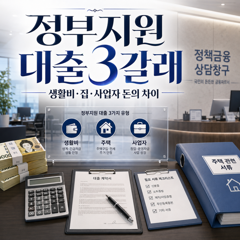 집·전세·사업자까지 정부지원 대출상품 많다는데 정작 나는 어디에 들어가는 걸까?