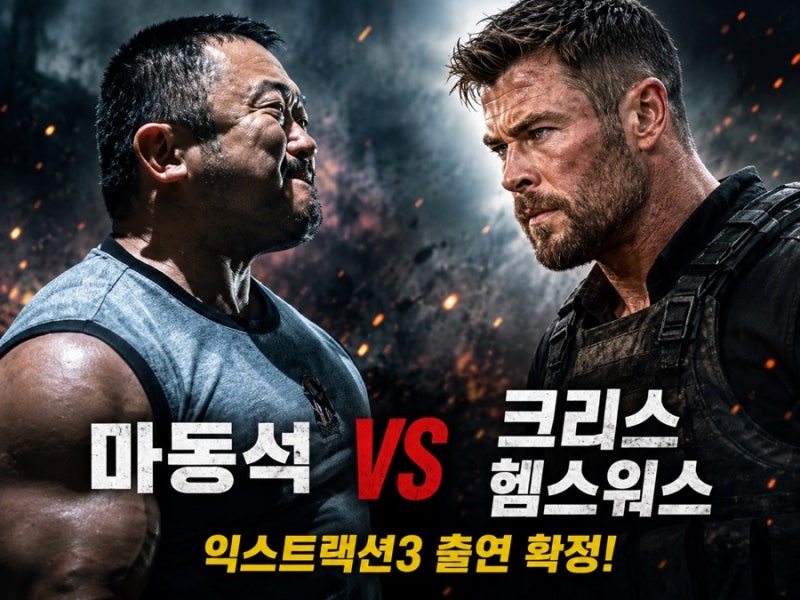 마동석과 토르가 붙었다? 크리스 헴스워스와 액션 영화 찍는다