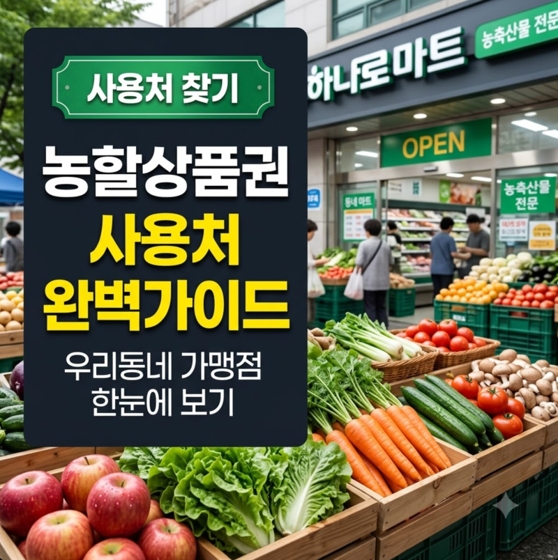 농할상품권 사용처 어디? 제로페이맵 가맹점 지역별 확인방법