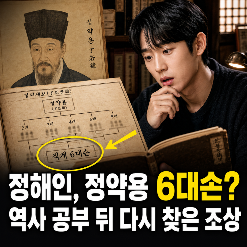 정해인 정약용, “어릴 땐 별로 와닿지 않았는데…” 역사 공부 시작하고 조상을 다시 찾아....