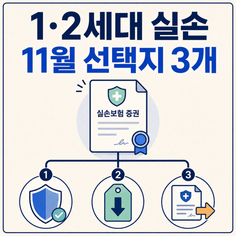 1·2세대 실손보험 11월 할인 5세대 전환할까?