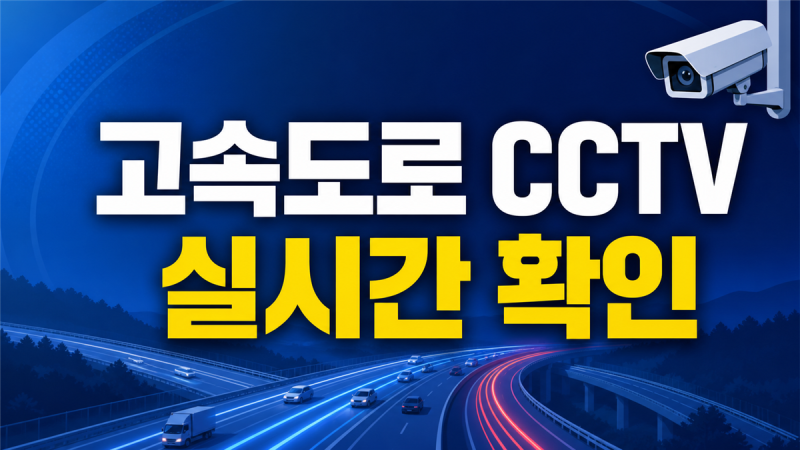 고속도로 CCTV 실시간 확인, 로드플러스에서 노선·정체 보는 순서