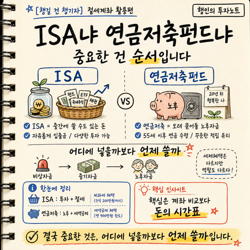 ISA 계좌 뜻 한도 개편 청년 ISA 연금저축펀드 해지 세액공제