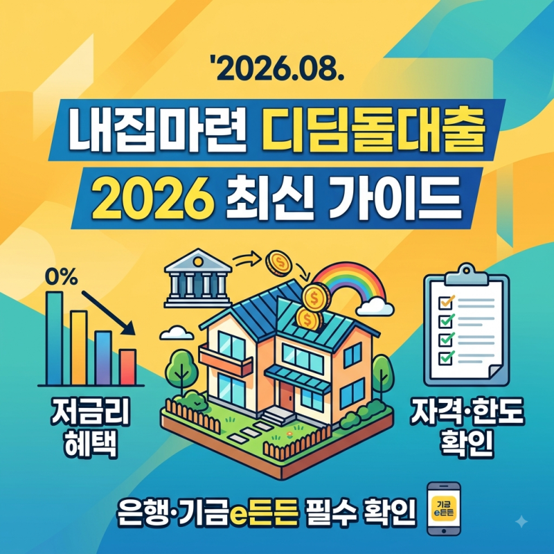 "대출이자 수백만 원 아낀다?" 디딤돌대출 소득별 금리표 & 숨은 우대금리 싹 끌어모으기