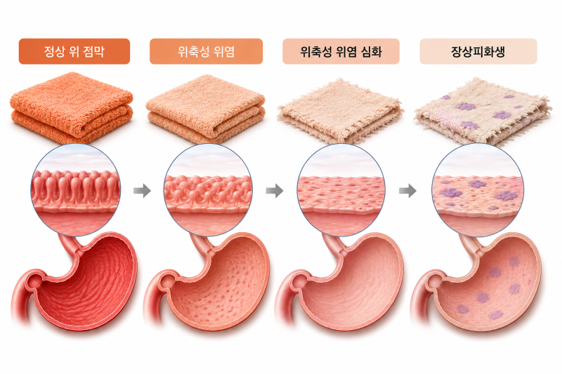 장상피화생, 위암 전 단계라는 말이 무조건 맞을까요? | 대구 건강검진 · 감삼역 위내시경