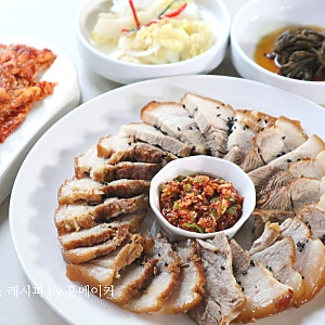 전문점같은맛!! 보쌈수육 황금레시피 새우젓무침 만들기