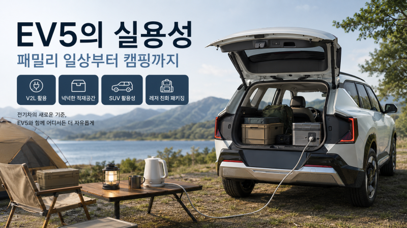 기아 EV5 제대로 뜯어보기, 4천만원대 패밀리 전기 SUV가 잘 팔리는 이유