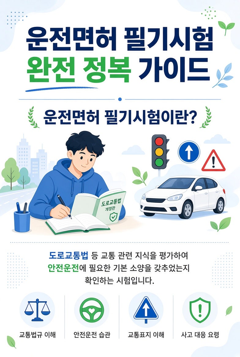 운전면허 필기시험 문제, 합격기준, 준비물 한 번에 정리