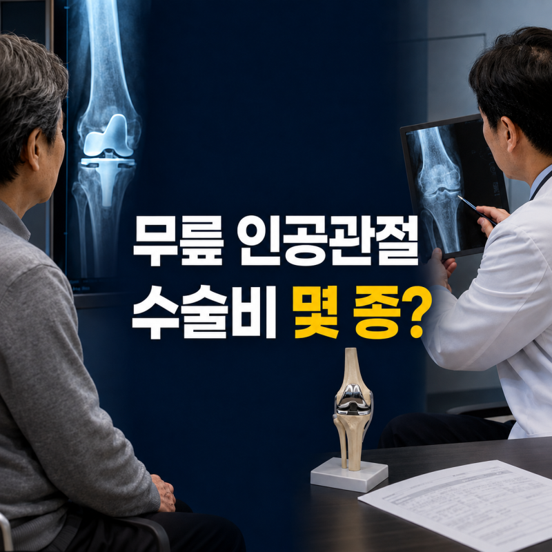 무릎인공관절치환술 몇종 수술비일까? 건강보험 부담금부터 보험금 청구까지 총정리