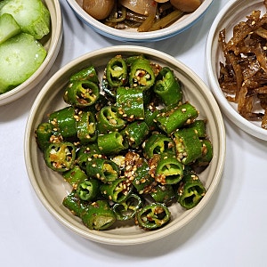 쌈장 맛있게 만드는법 오이고추 된장무침 아삭이고추무침 요리