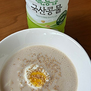 풀무원 특등급 국산 콩물로 콩국수 해 먹은 후기
