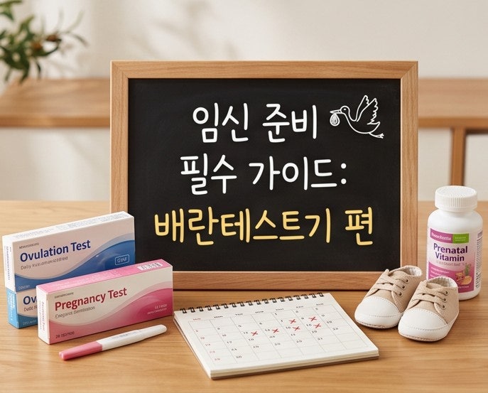 임신 준비 스마일배란테스트기 배테기 사용법 가임기 피크